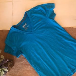 Nike Dri Fit Turquoise Blue Tee